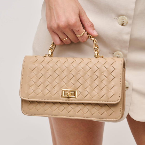 Lulu Woven Crossbody: Natural - Lulu Bella Boutique