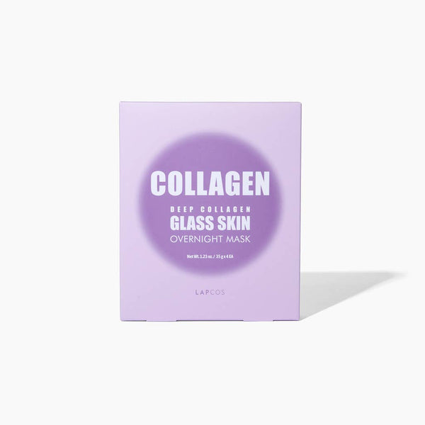 Deep Collagen Glass Skin Overnight Mask 4-Pack Box - Lulu Bella Boutique