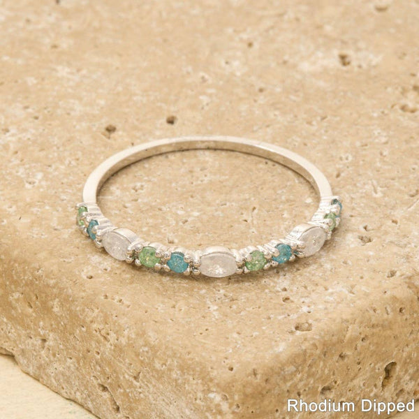 Assorted Cz Gold Dipped Ring
