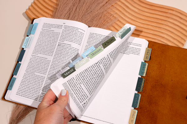 Book of Mormon Courageous Silver Foiled Tabs - Lulu Bella Boutique