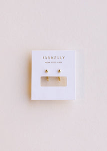 Huggies - Gold Sphere - Gold Earrings - Lulu Bella Boutique