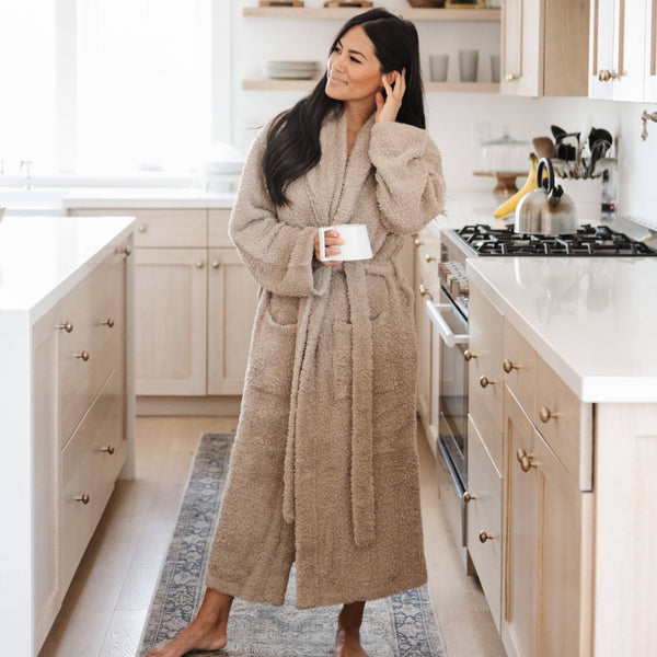 COZY BAMBONI® ROBES: Gray / Large/XL - Lulu Bella Boutique