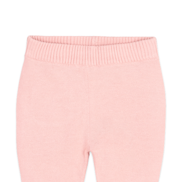 Pocket Sweater Knit Baby Legging Pants (Organic Cotton): Sweet Pink
