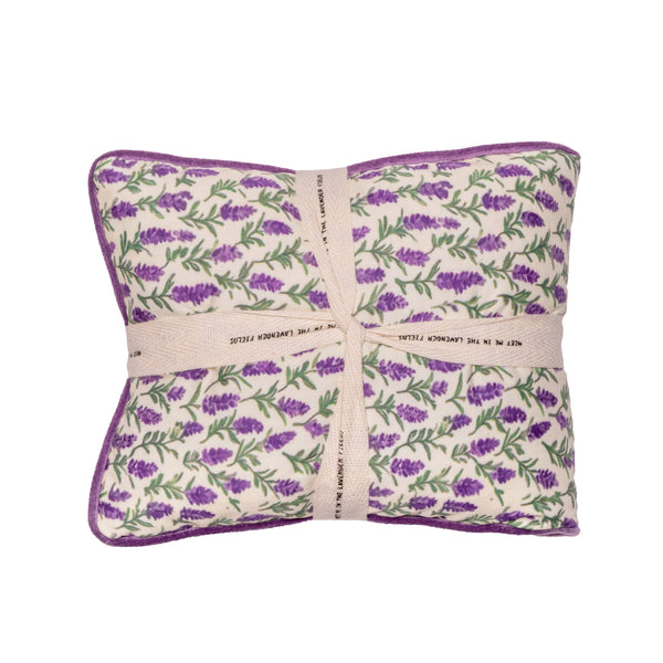 Lavender Neck Pillow -- Organic Cotton Heat or Cool - Lulu Bella Boutique