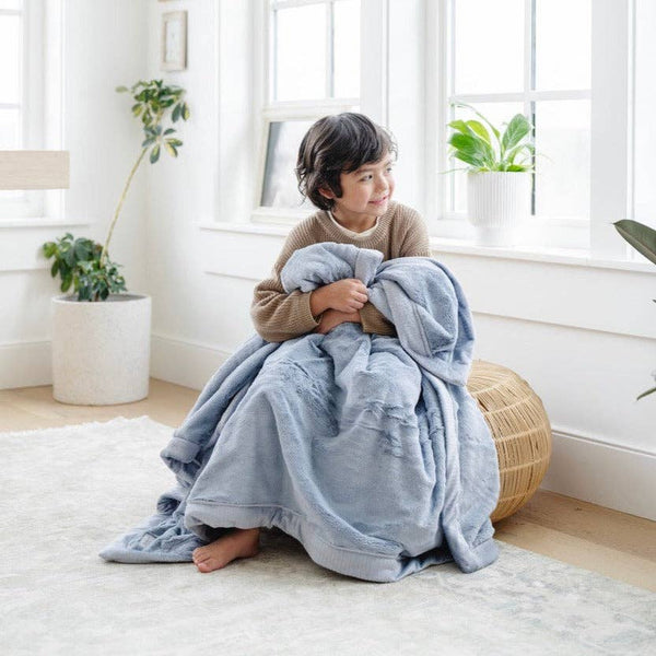 LUSH TODDLER BLANKETS: Chambray
