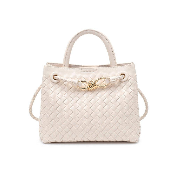 Blakely Woven Crossbody: Ivory - Lulu Bella Boutique