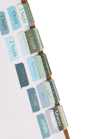 Book of Mormon Courageous Silver Foiled Tabs - Lulu Bella Boutique