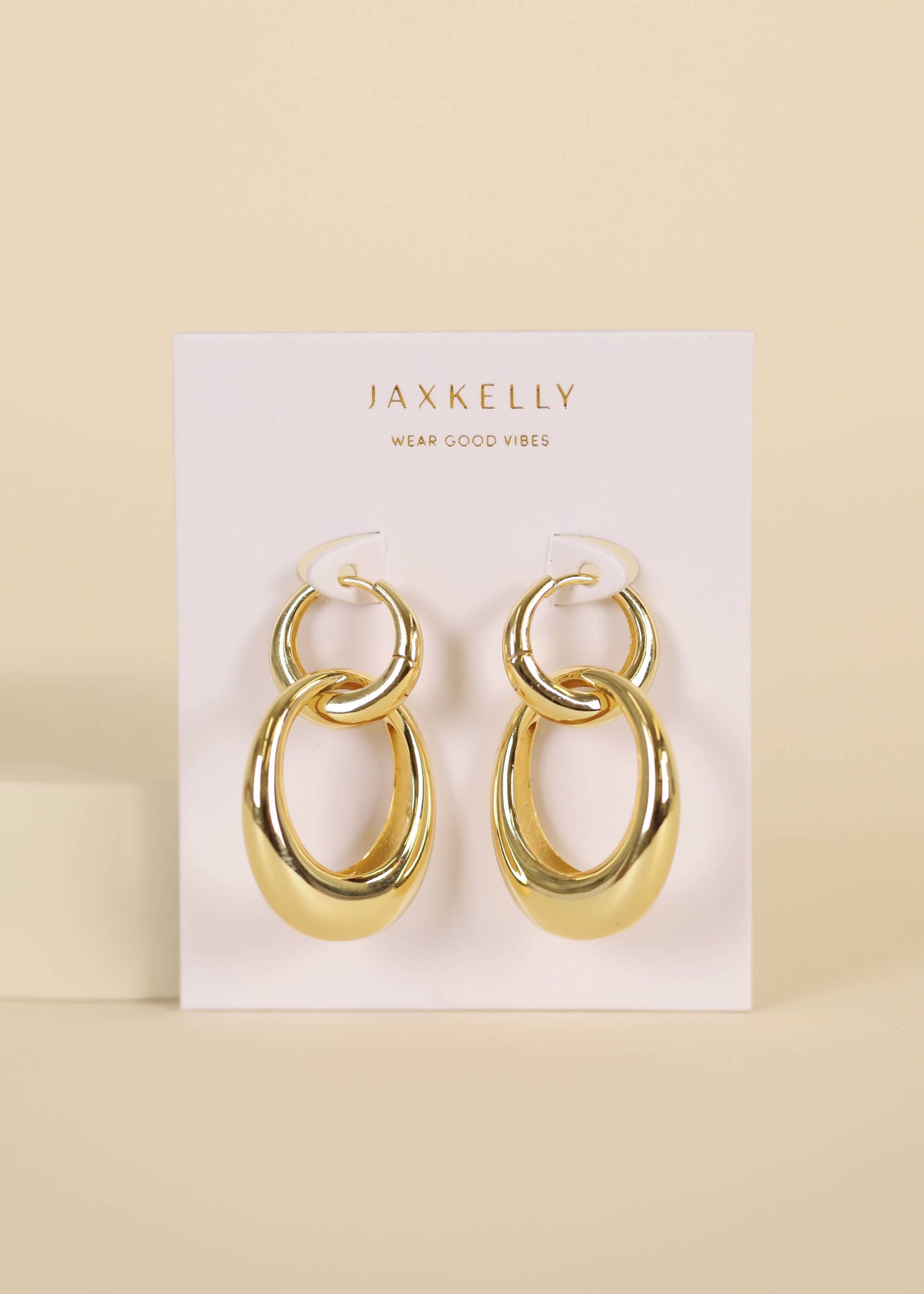 Gold Hoop - Coupled - Earring