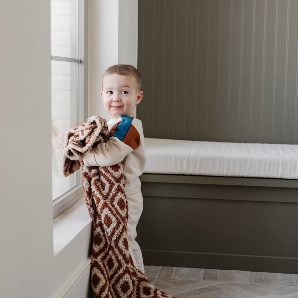 DOUBLE-LAYER BAMBONI® RECEIVING BLANKETS: Petal Double Layer