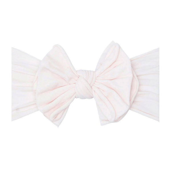 Baby Bling® FAB-BOW-LOUS® soft nylon bow headband: Pink - Lulu Bella Boutique
