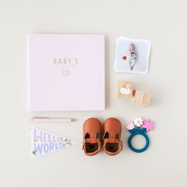 Wildflower Meadow Luxury Baby Memory Book - Lulu Bella Boutique