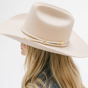 Braided Wrap Bolo Hat Band