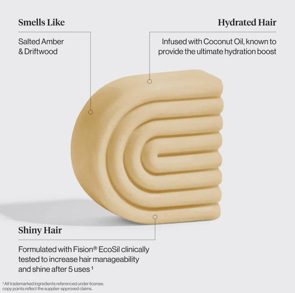 Coconut Oil Conditioner Bar for Dry Damaged Hair