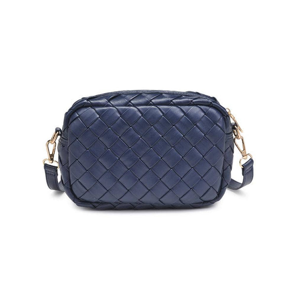 Maddie Woven Crossbody: Black - Lulu Bella Boutique