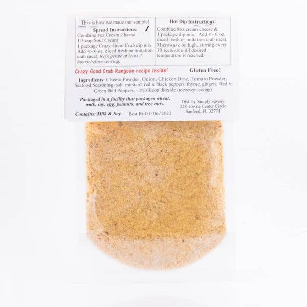 Crazy Good Crab Dip Mix - Lulu Bella Boutique