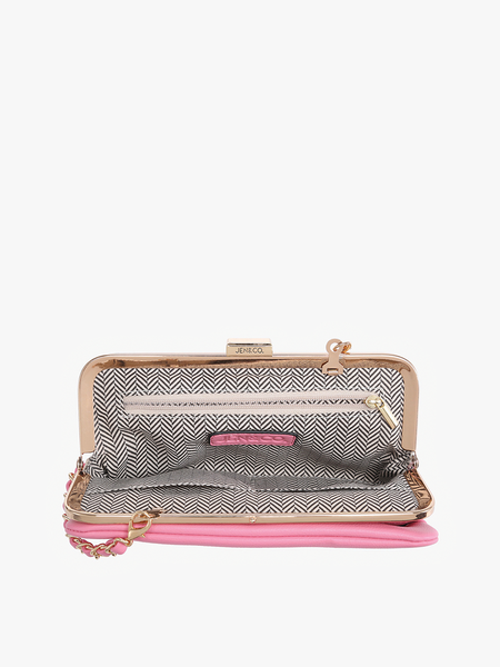 WL2339 Sue Wallet Pouch Crossbody: Cool Pink