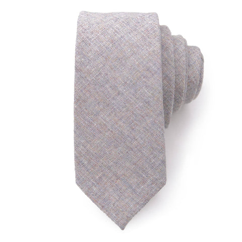 Slate Grey - Men's Tie: Mens Modern - 2.5" wide x 58" long