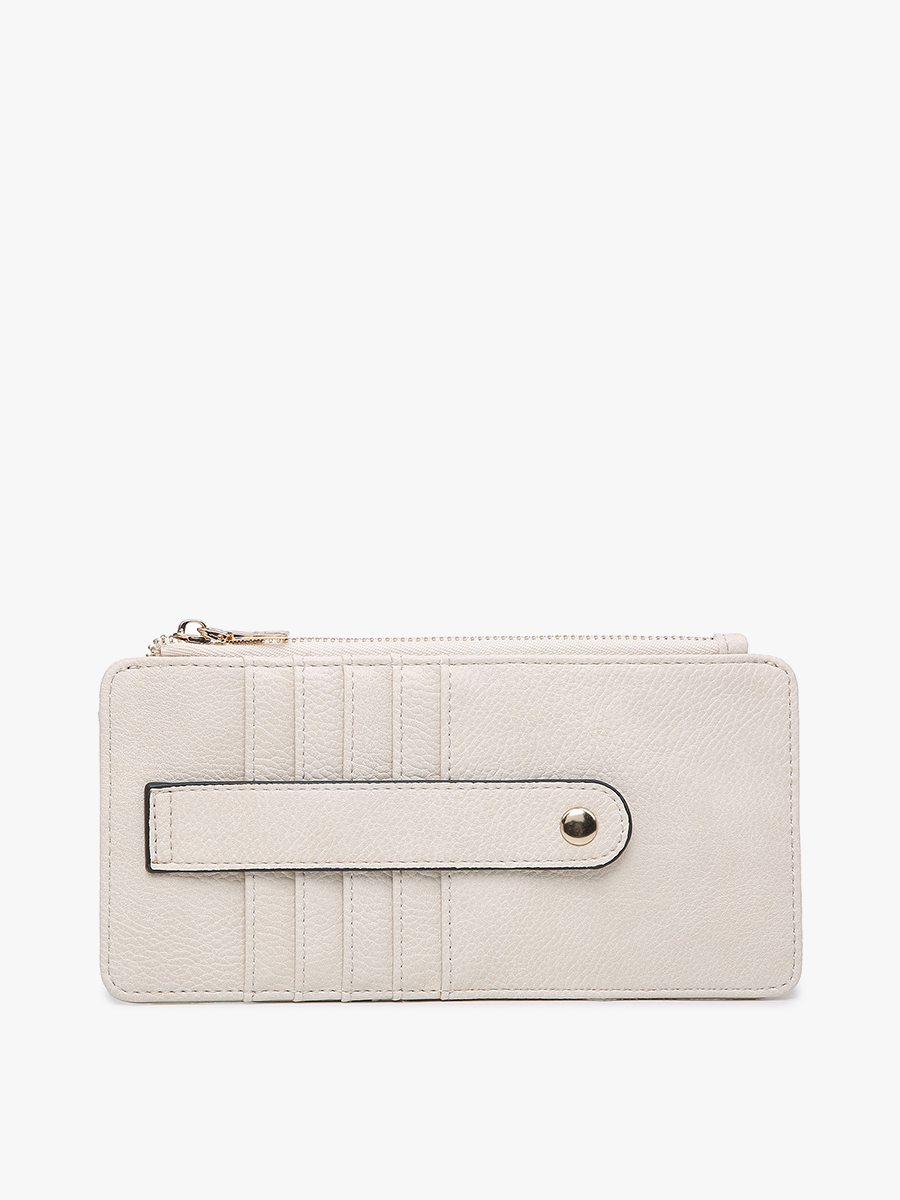 WL1889 Saige Slim Card Holder Wallet: Cotton