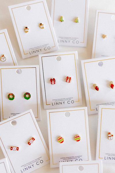 Screwback Stud Earrings - Present