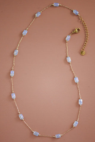 Dainty Crystal Chain Necklace