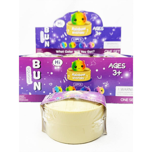 Mystery Rainbow Unicorn Dumpling Squishy with Steamer: MIX COLOR / ONE(12)