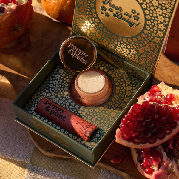 Lip Care Duo, Pomegranate Peach - Lulu Bella Boutique