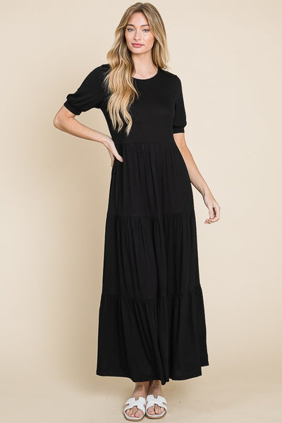 Tiered Skirt Maxi Dress