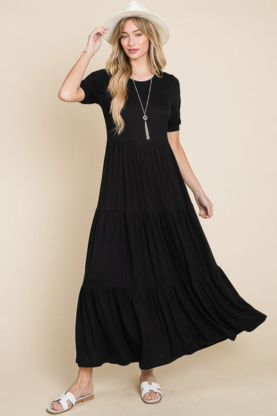 Tiered Skirt Maxi Dress