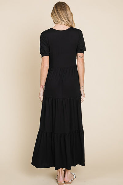 Tiered Skirt Maxi Dress