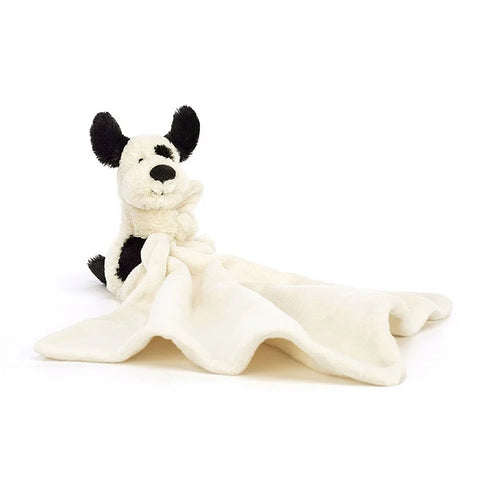 Bashful Black & Cream Puppy Soother