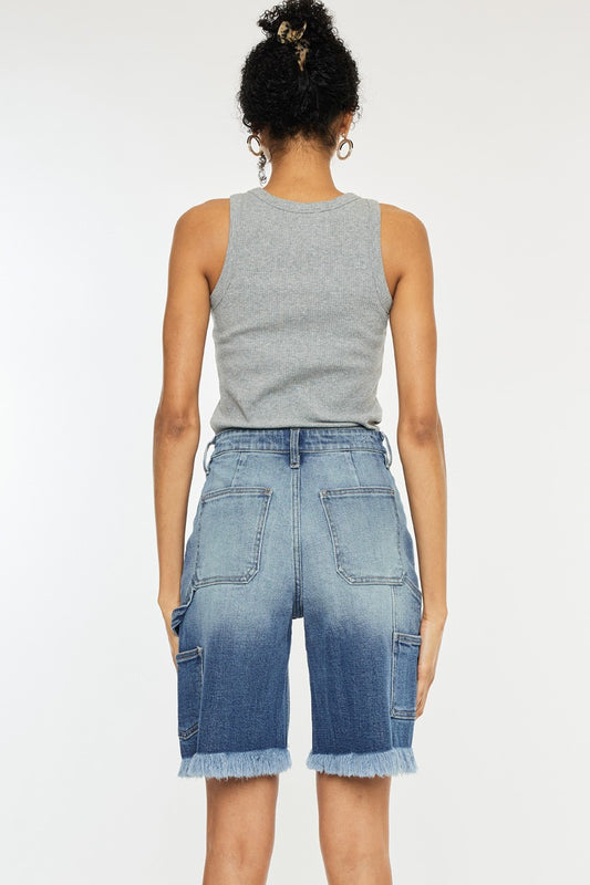 90's Boyfriend Denim Bermuda Shorts