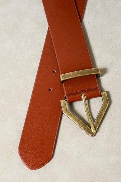 Pointed Buckle Belt