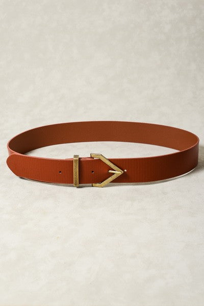 Pointed Buckle Belt