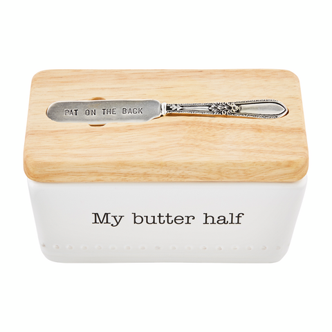 "My Butter Half" Butter Dish Set