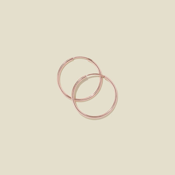 Live In Hoop Earrings: Gold Filled / 20mm