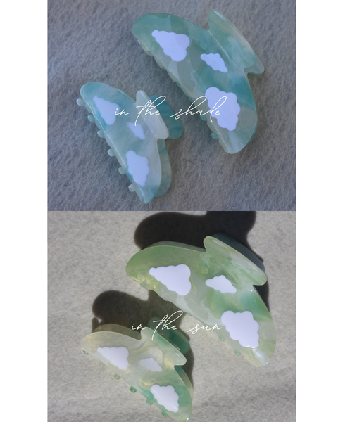COLOR CHANGING CLAWS: ORANGE DREAMSICLE PETAL ARCH / LARGE - Lulu Bella Boutique