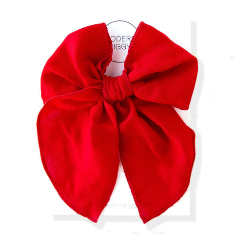 Red | Party Bow: Alligator Clip