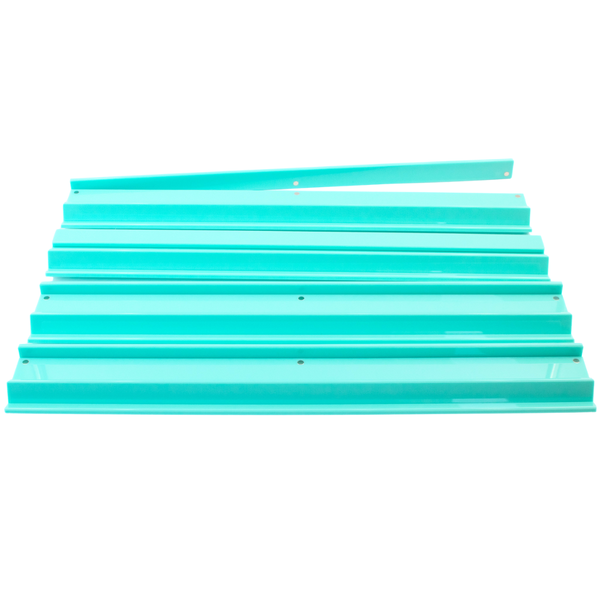 MAHJONG RACKS | Premium Acrylic | 4 Racks + 4 Pushers: Solid Magenta