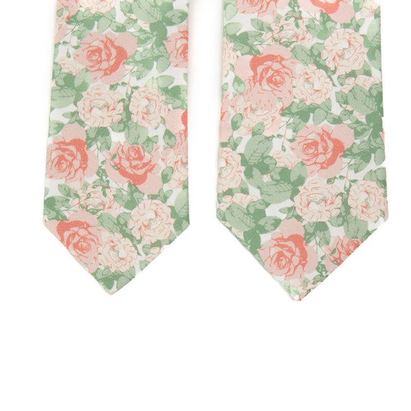 Cape Town Floral Men's Tie: Mens Big & Tall - 3" wide x 62" long - Lulu Bella Boutique