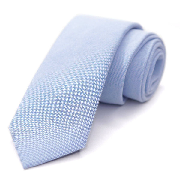 Sky Blue Men's Tie: Mens Modern - 2.5" wide x 58" long - Lulu Bella Boutique