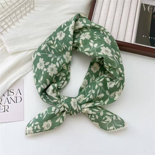 Chic Versatile Vintage Printed Square Scarf - Lulu Bella Boutique