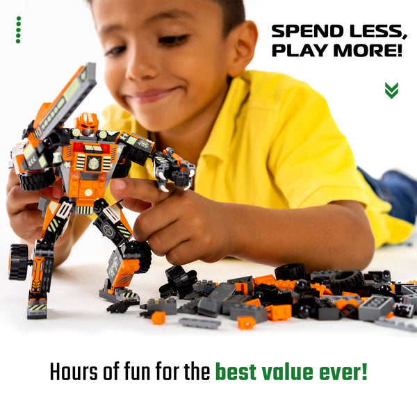 3-in-1 Toy Building Set (221 Pc) Robotryx Tangryp - Lulu Bella Boutique