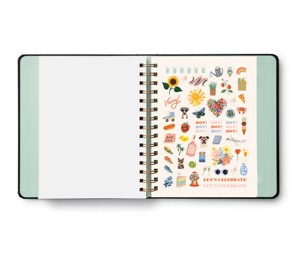 2024 Flores 17-Month Covered Planner