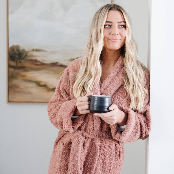 COZY BAMBONI® ROBES: Gray / Large/XL - Lulu Bella Boutique