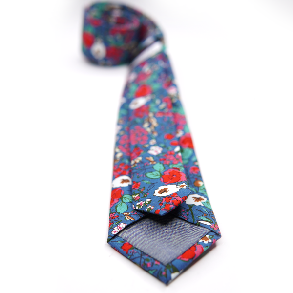 Hilton Head Floral - Men's Tie: Mens Big & Tall - 3" wide x 62" long