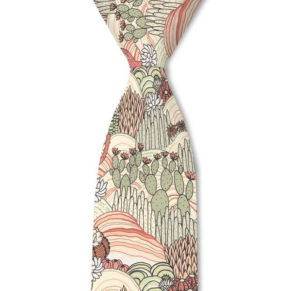 Cactus Garden: 2.5" Slim/Skinny Tie