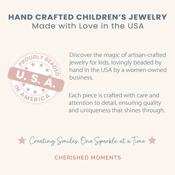 14K Gold-Plated Pink Pearl Baby Heart Bracelet Kids Jewelry: Large 6-12 Years - Lulu Bella Boutique