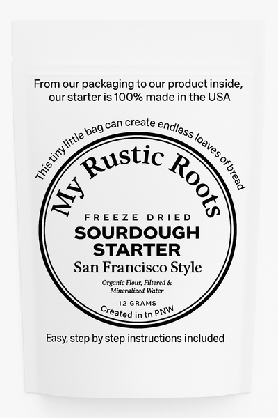 Organic, Non-GMO Sourdough Starter | Freeze Dried |  12gm