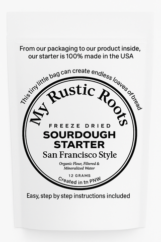 Organic, Non-GMO Sourdough Starter | Freeze Dried |  12gm