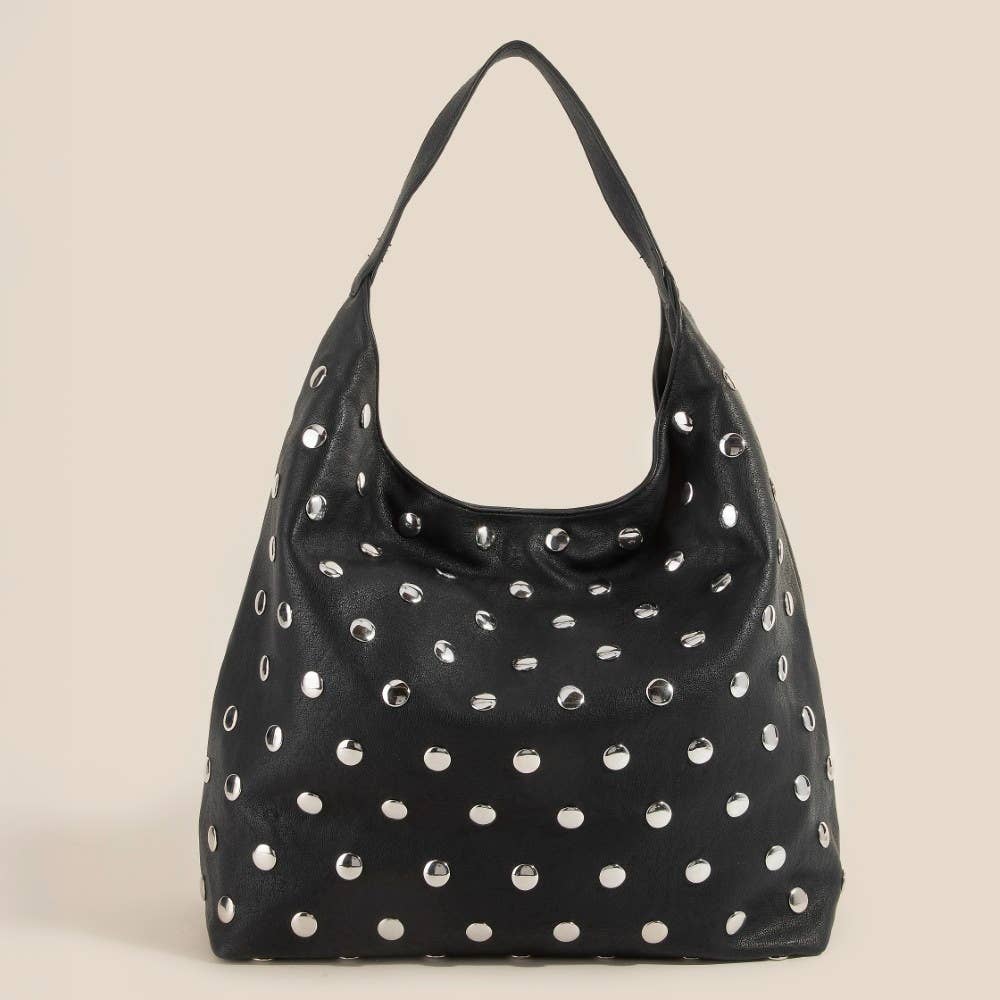 Studded Leather Handbag: SBK